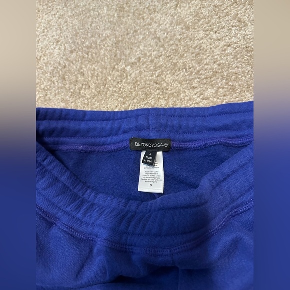 NWT Beyond Yoga WFH Fleece Sweatpant Sapphire Blue Size S - Picture 12 of 16